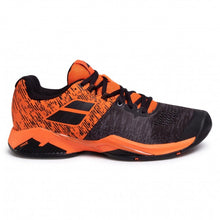 Load image into Gallery viewer, Babolat Propulse Blast All Court Adults Black Orange Tennis &amp; Padel Shoes
