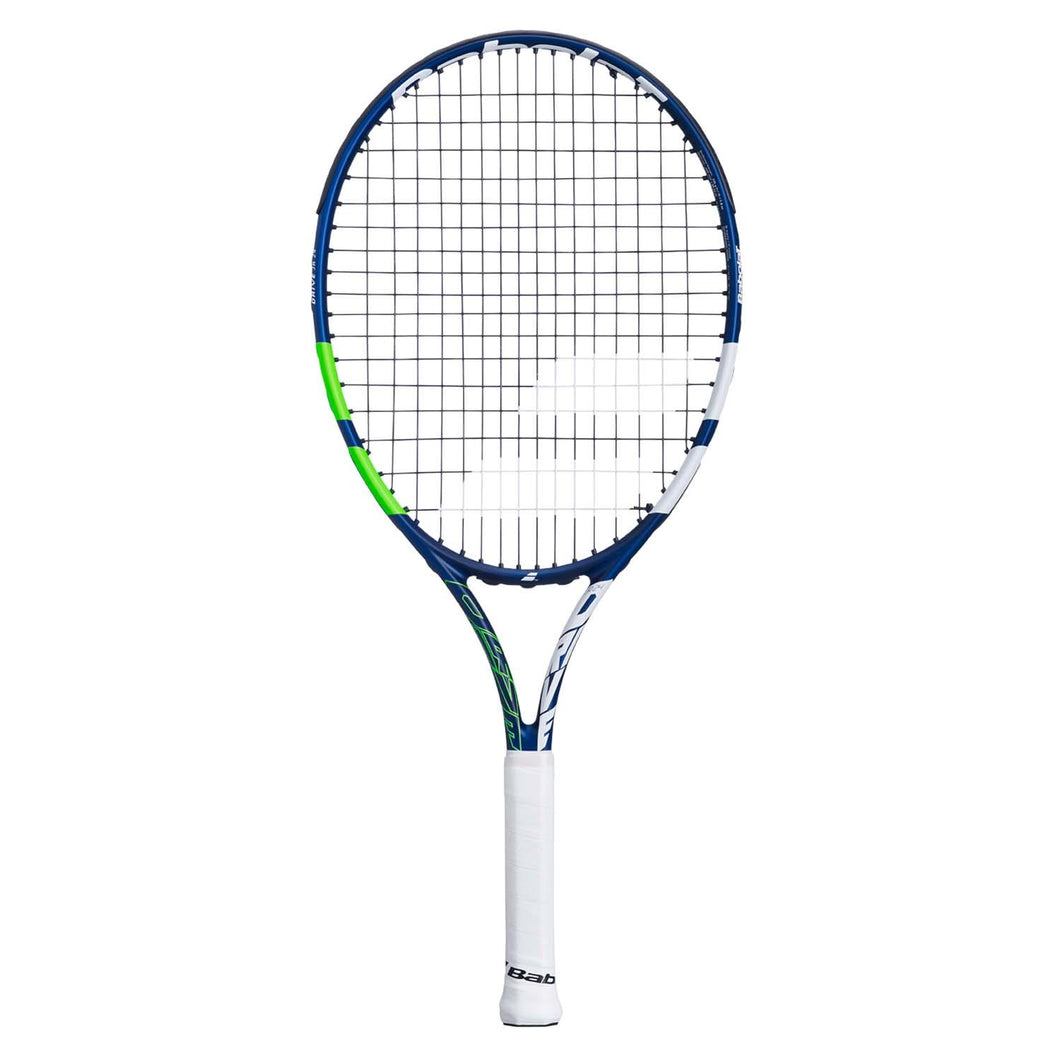 Babolat Drive Junior 24 Strung CV bleu vert blanc Tennis Racket
