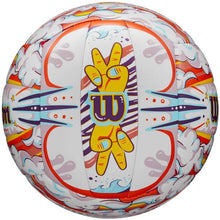 Load image into Gallery viewer, Wilson Graffiti Peace White/Orange Volleyball WS
