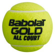 Load image into Gallery viewer, Babolat Gold All Court X4 Yellow Tennis Balls
