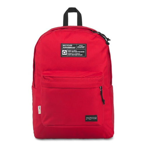 Jansport Recycled Superbreak Red-Tape Casual Sports Backpack WS