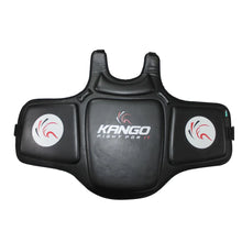 Load image into Gallery viewer, Kango Martial Arts Unisex Adult Black Chest Guard WS
