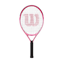 Load image into Gallery viewer, Wilson Burn Pink 190gm JUNIOR 23 STRUNG Half Cover Tennis Racket WS
