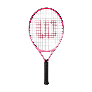 Wilson Burn Pink 190gm JUNIOR 23 STRUNG Half Cover Tennis Racket WS