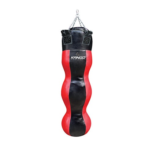 Kango Go Easy Martial Arts Uppercut Artificial Leather Boxing MMA Red Black Punching Bag WS