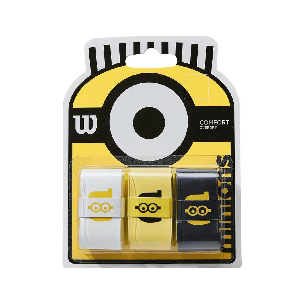 Wilson Minions Overgrips X3 for Padel & Tennis Rackets WS