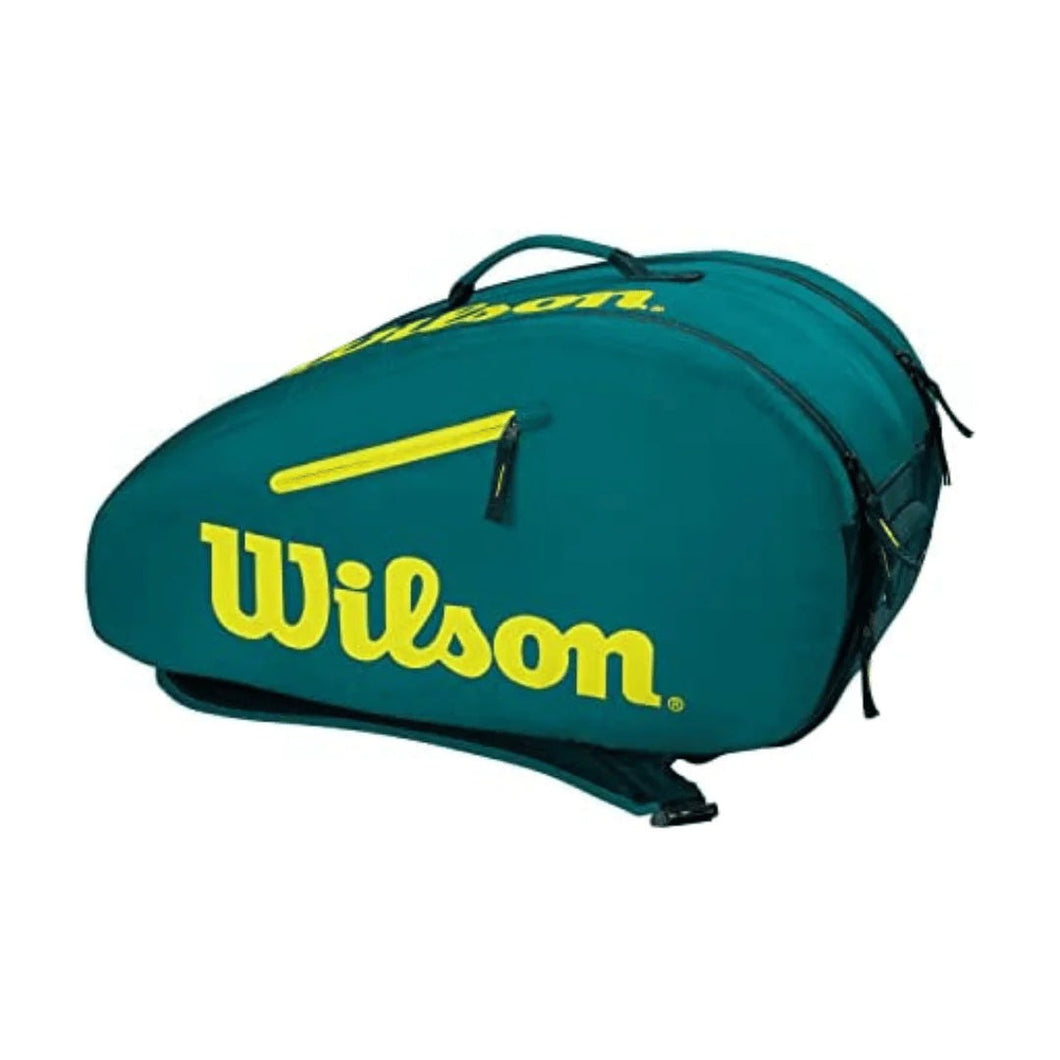 Wilson Compact Green Yellow Padel Racket Bag WS