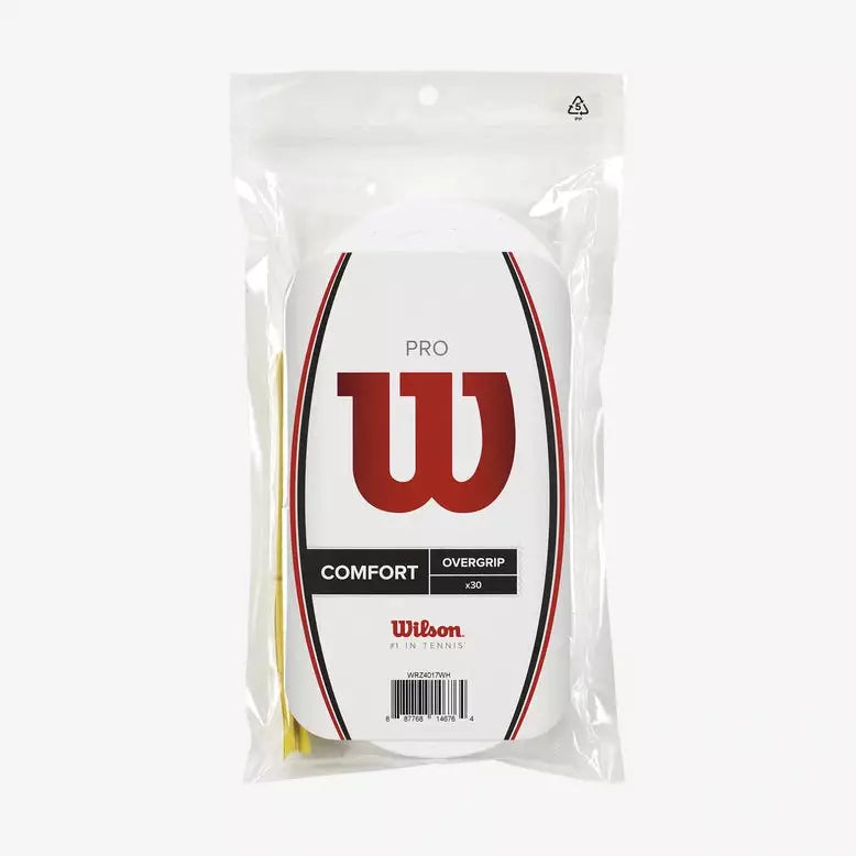 Wilson Pro Overgrip 30 Pack for Padel & Tennis Rackets WS