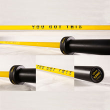 Load image into Gallery viewer, Explode Fitness Gym CrossFit Cerakote &quot;You Got This&quot; 20 KG Barbell EX

