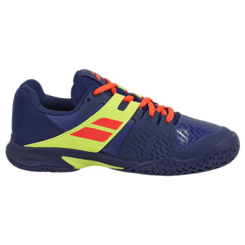 Babolat Propulse All Court Junior Blue Neon Aero Tennis Shoes