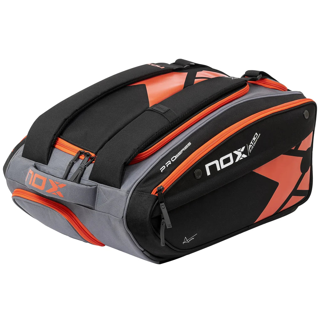 NOX Paletero AT10 Competition Compact Black Orange Padel Racket Bag WS