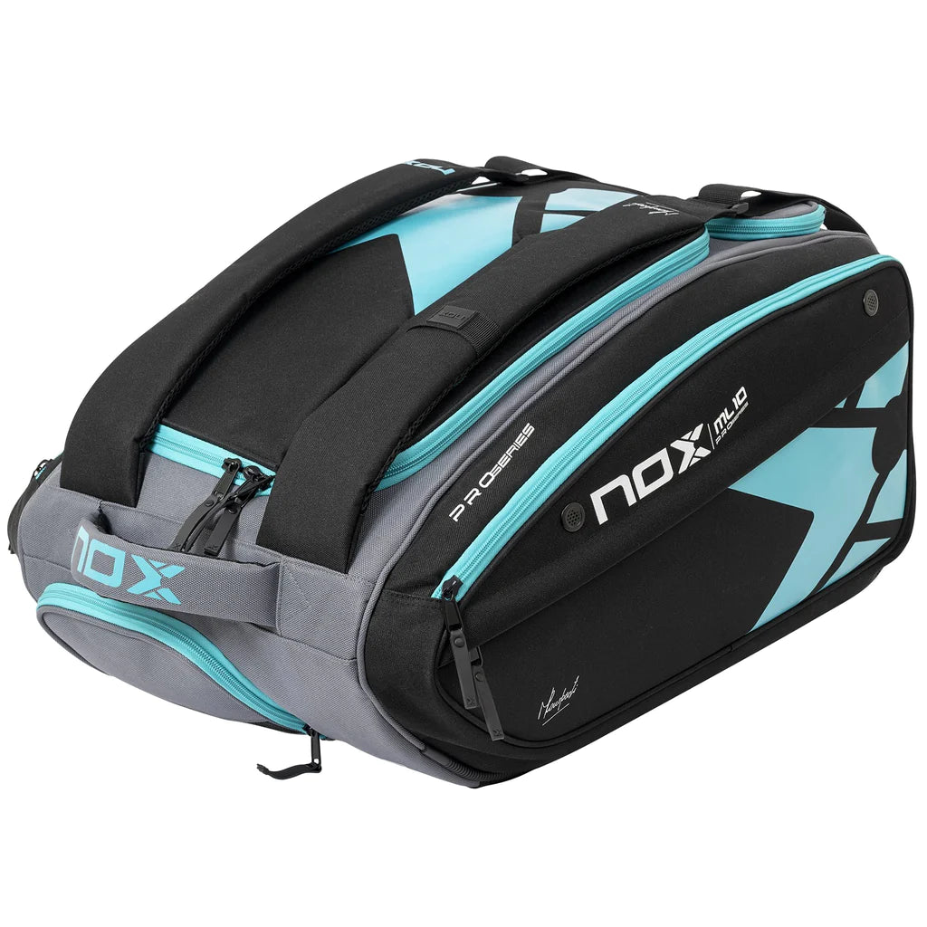 NOX Paletero ML10 Competition XL Compact Black Blue Padel Racket Bag WS