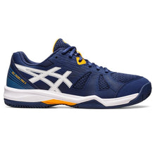 Load image into Gallery viewer, Asics Gel Padel Pro 5 White &amp; Navy Blue Padel Shoes
