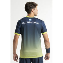 Load image into Gallery viewer, NOX Agustin Tapia Sponsors AT10 Yellow Blue 2021 Padel Tshirt
