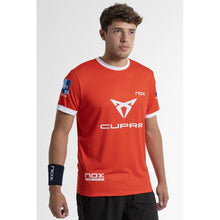 Load image into Gallery viewer, NOX Agustin Tapia Sponsors AT10 Red 2021 Padel Tshirt
