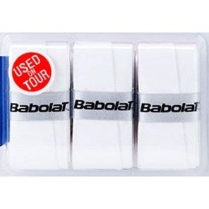 Babolat White overgrips 3X for Padel rackets
