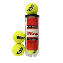 Load image into Gallery viewer, Carton of Wilson &quot;Rush-100&quot; Padel 24 cans - 72 balls WP
