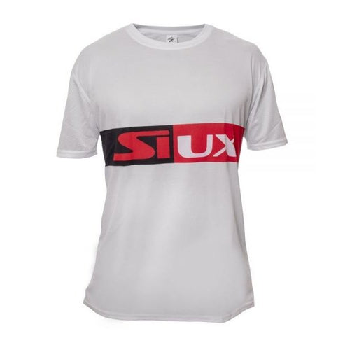 Siux Sports Material White Padel Tshirt