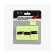 Load image into Gallery viewer, Bullpadel neon yellow overgrips PACK 3X for Padel rackets WPG
